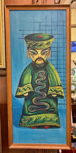 Dipinto ritratto olio - , su
