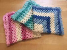 Copertina neonato rosa fatta a