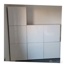 Composizione mobili Besta Ikea porta TV + mobile alto