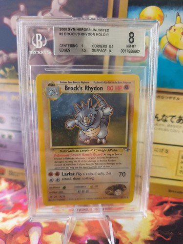 Carta pokemon card brock - carta,