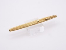 Penna stilografica Waterman C/F Moire Gold plated vintage