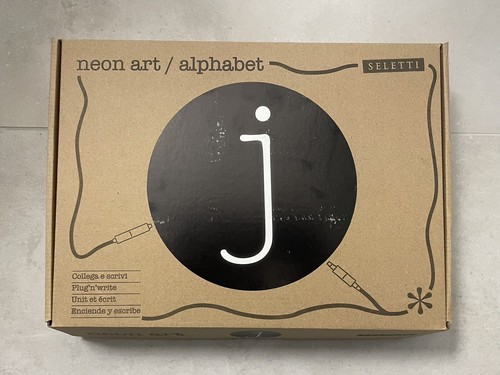 Seletti neon lamp - neon, “j”