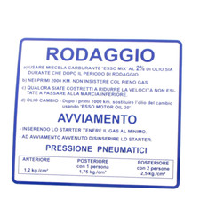 ADESIVO RODAGGIO PER PIAGGIO
