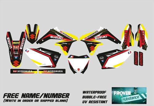 Kit grafica suzuki rmz450 2008 - suzuki,
