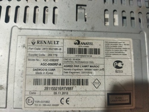 Sistema radio dacia lodgy - dacia,