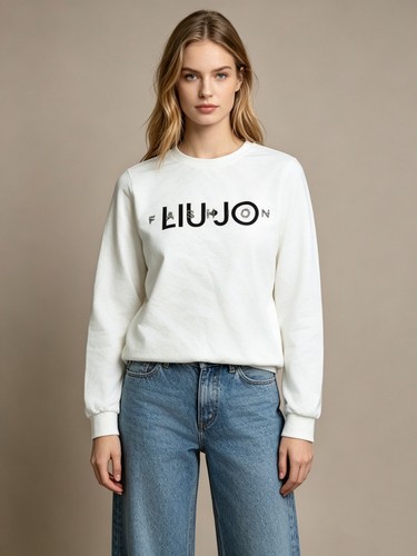 Felpa donna liu logo - felpa,