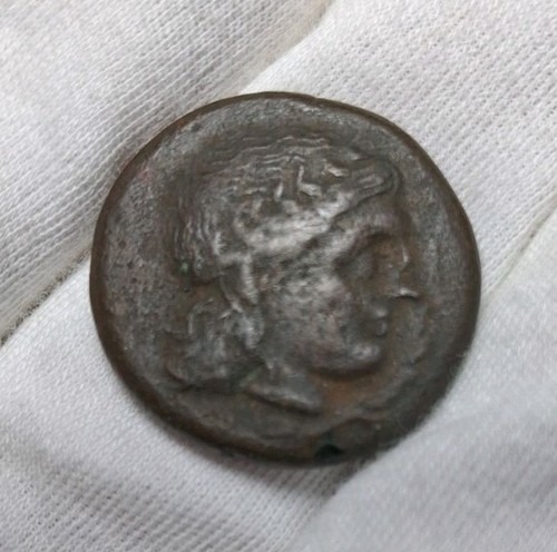 Antica moneta greca bronzo - antica, in