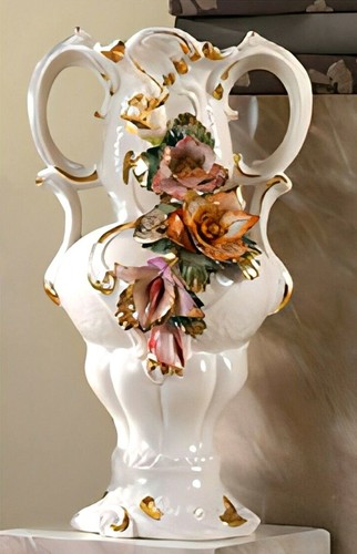Vaso anfora porcellana - vaso,