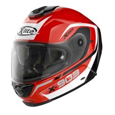CASCO INTEGRALE MOTO SCOOTER FIBRA X-903 X-LITE CAVALCADE 22 BIANCO NERO ROSSO