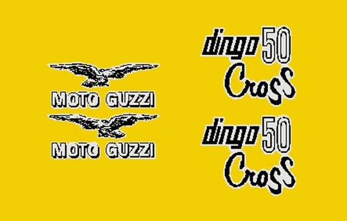 Adesivi moto guzzi dingo cross - adesivi,