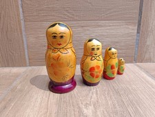 Matrioska Vintage Legno Sovietica Anni 70 Dipinto A Mano