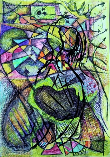 Quadro arte contemporanea - quadro,