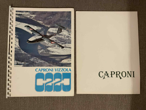 Caproni vizzola c22j brochure - caproni,