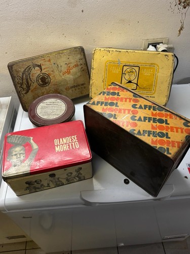 Lotto scatole vintage bar - scatole,