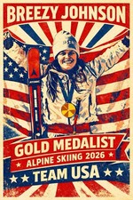 Stampa artistica da parete sci