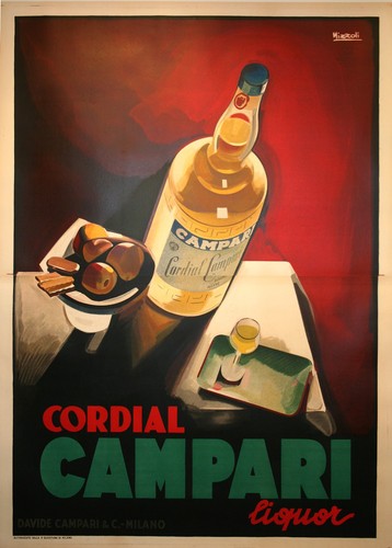 Poster cordiale campari - campari, di