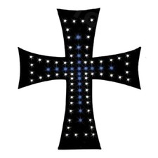 24V Bianco / LED Blu Croce