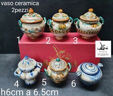 vasi ceramica miniatura presepiale stile 700 napoletano 