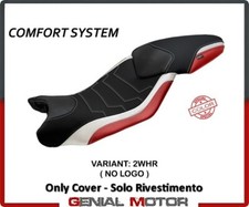 Rivestimento sella Ardea Comfort Bianco-Rosso (WHR)T.I. BMW S 1000 XR 2015>2019