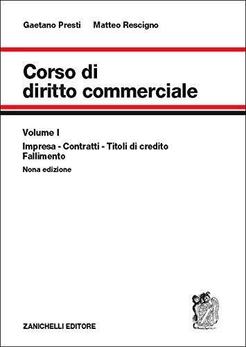 Corso diritto commerciale - diritto,