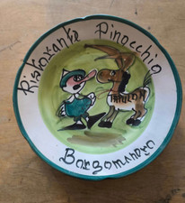 PIATTO DEL BUON RICORDO - RISTORANTE PINOCCHIO BORGOMANERO - VIETRI 1982