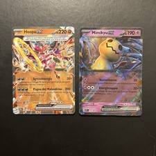 ?x2 Pokémon HOOPA EX 098/182 ITA MIMIKYU EX Promo 004 ITA Holo