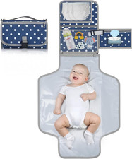 Fasciatoio Portatile Neonato, Riutilizzabile, Fasciatoio Da Viaggio Borsa Lavabi