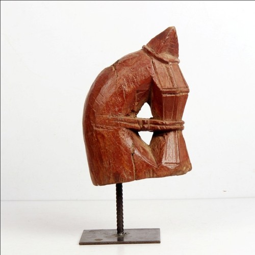 Statua legno cavallo - statua, di