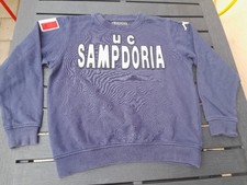 FELPA SWEAT VINTAGE FOOTBALL CALCIO SAMPDORIA KAPPA. SIZE 128 CM JUNIOR