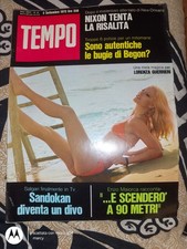TEMPO 2 SETTEMBRE 73 LORENZA GUERRIERI ENZO MAIORCA SANDOKAN SALGARI NIXON 