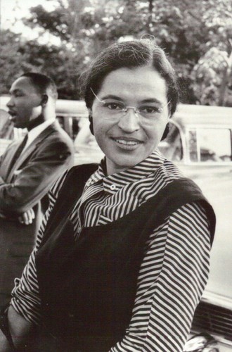 Cartolina moderna rosa parks - moderna,