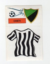 figurina CALCIO FLASH 1988 SCUDETTO CON MAGLIA CHIETI