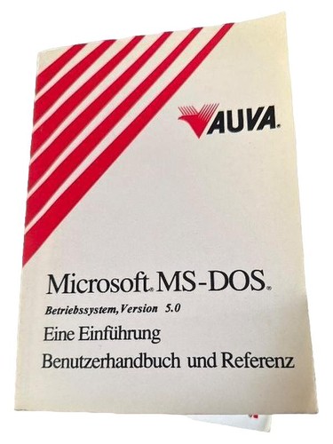 Microsoft dos 0 - 5.0, manuale