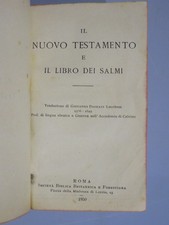 IL NUOVO TESTAMENTO E IL LIBRO DEI SALMI Giovanni Diodati  Societa Biblica Brita