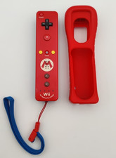 Nintendo Wii Mario Motion Plus Controller Remoto RVL-036 Plastica Rossa Perfetto