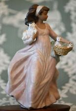 Statuetta lladrò in gres, fanciulla con gattini COLLEZIONE