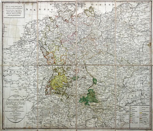 Germania originale incisione - germania,