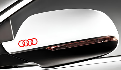 Adesivi logo audi 6pz 4x1 - adesivi,