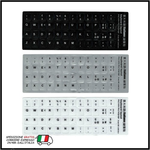 Lettere adesive italiano per - italiano,