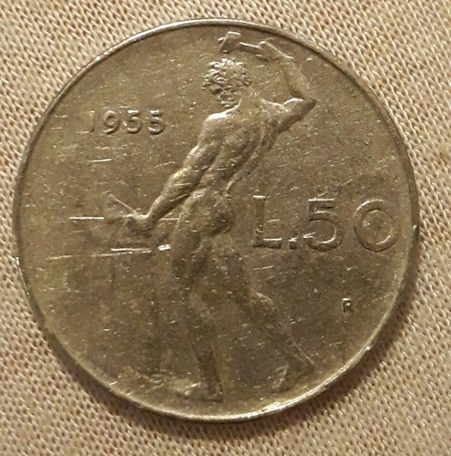 Repubblica italiana 50 lire - repubblica,