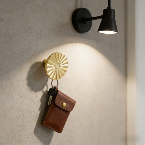 1x2xganci parete ottone - in,
