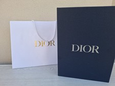 Authentic Dior Blue Box 34x26x14 cm + Shopping Bag – Limited Edition Gift Packag