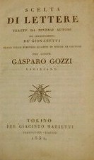 Scelta Di Lettere Tratte Da Diversi Autori - Gasparo Gozzi - Ed. Giacinto Mar...
