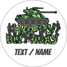 Cake topper soldatino militare