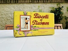 Scatola latta biscotti al