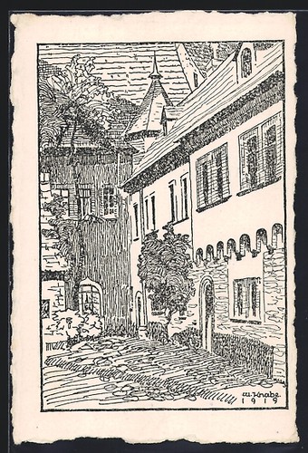 Cartolina artista eisleben - cartolina,