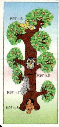 Cartina collezione kinder - cartina, da