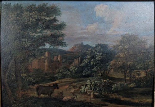 Paesaggio con rovine