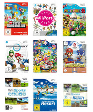 Selezione giochi Nintendo Wii Mario Kart, Mario Party 8,9, Sport, Wii Party