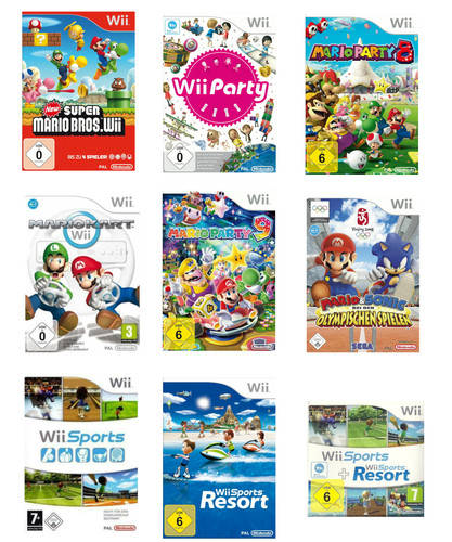 Selezione giochi nintendo - nintendo, wii